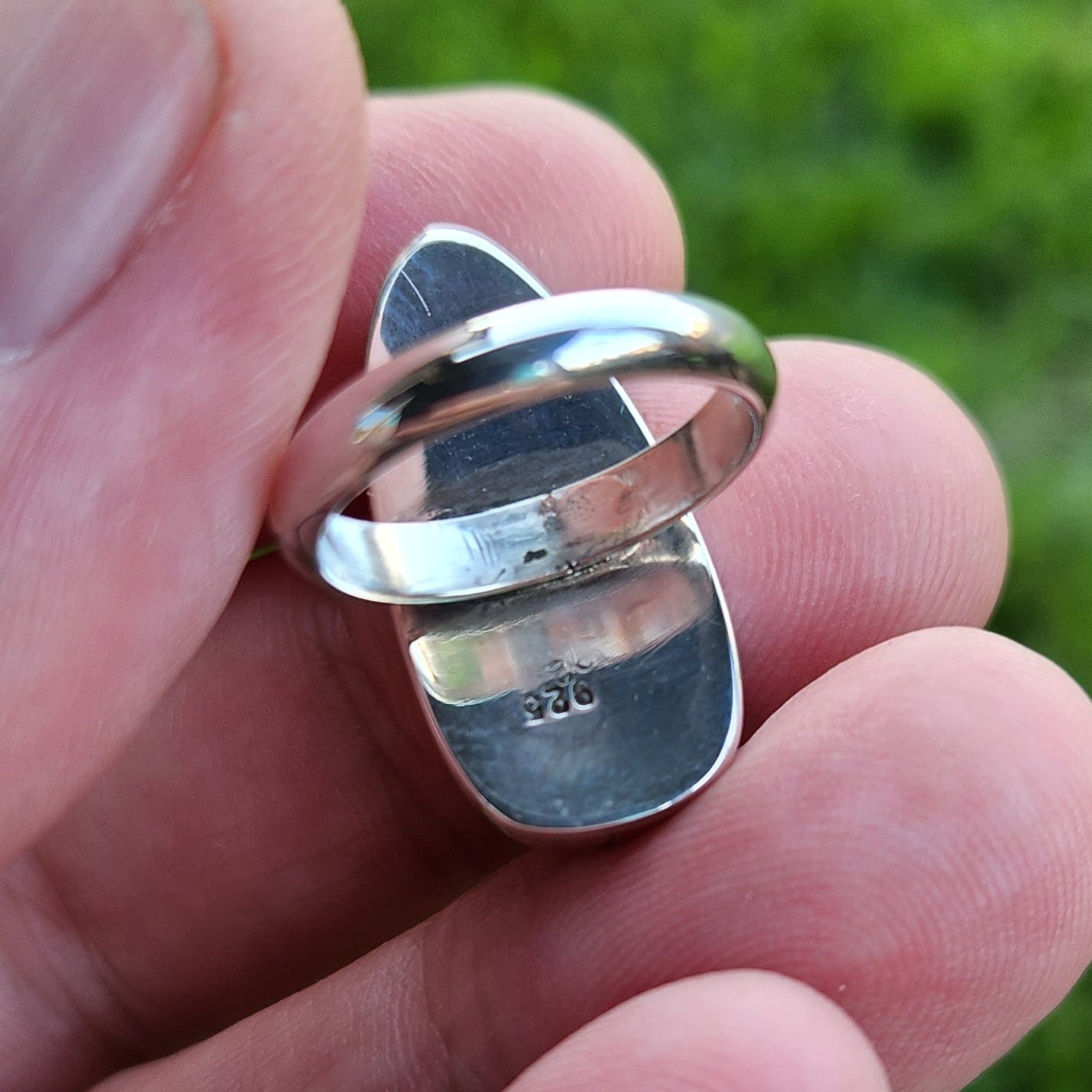 Chrysoprase Ring in Sterling Silver