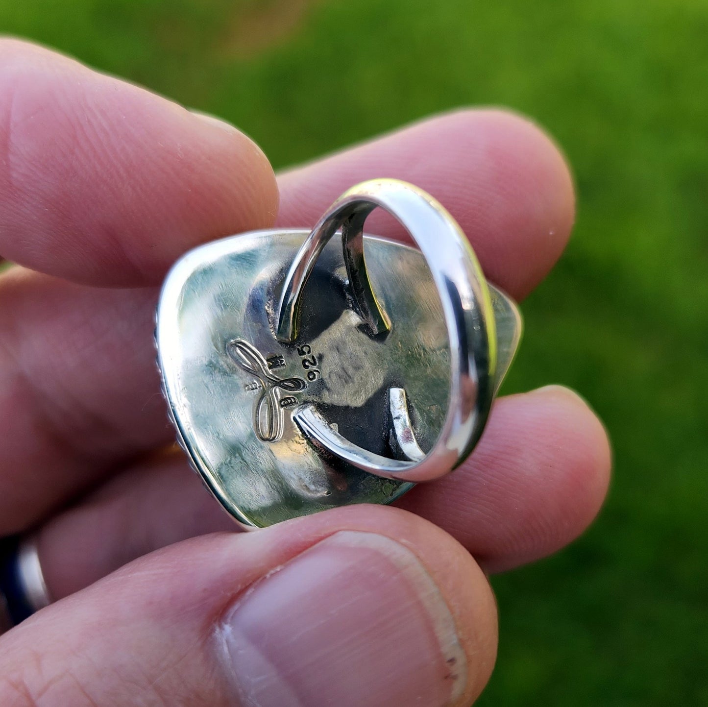 Sterling Silver Shattukite Ring